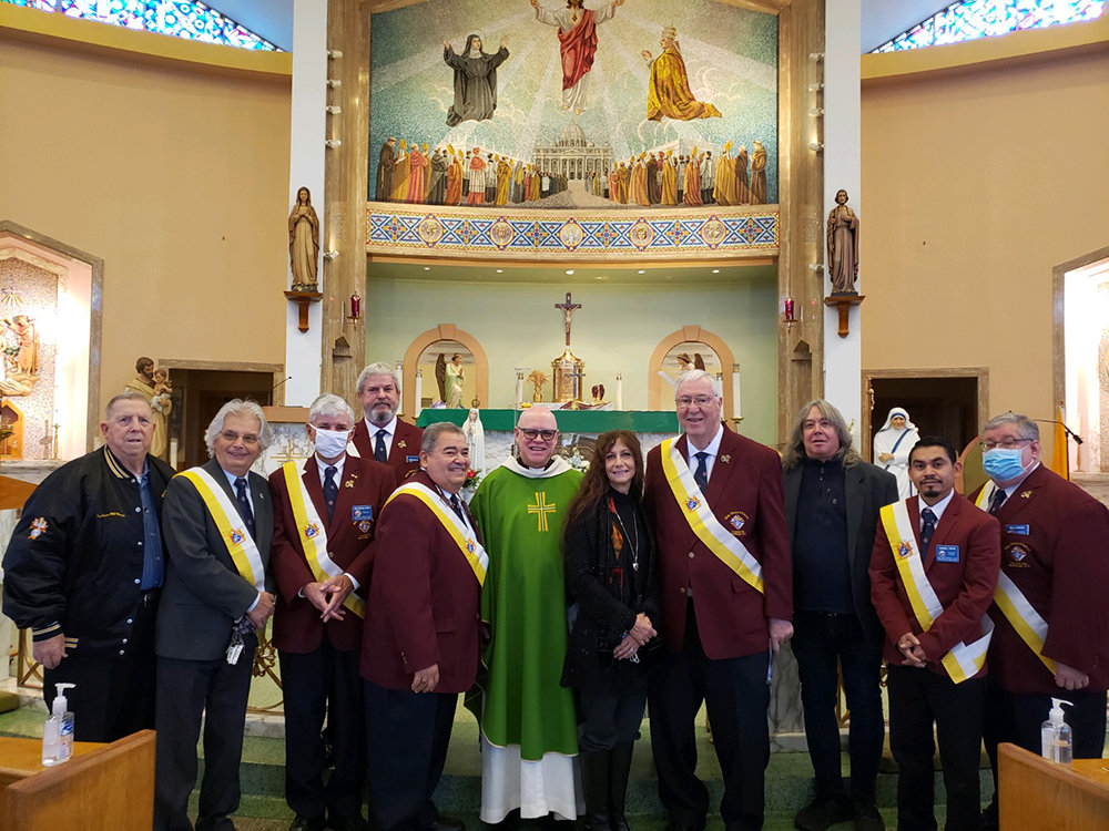 Father Joseph Monahan was the celebrant for the Knights of Columbus, Msgr. Henry O’Carroll Council 444, recent Memorial Mass in honor of deceased members.